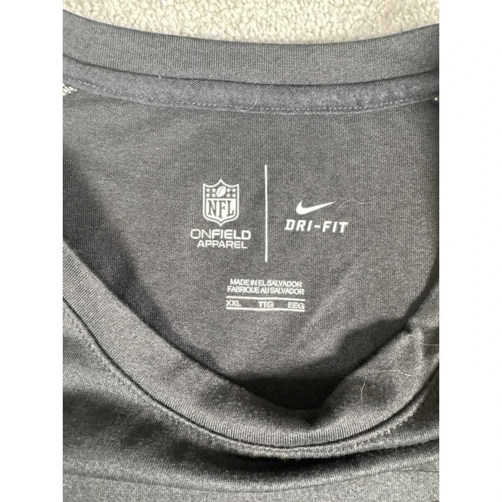 Nike Dri-fit Carolina Panthers Salute To‎ Service NFL On Field Shirt XXL Camo